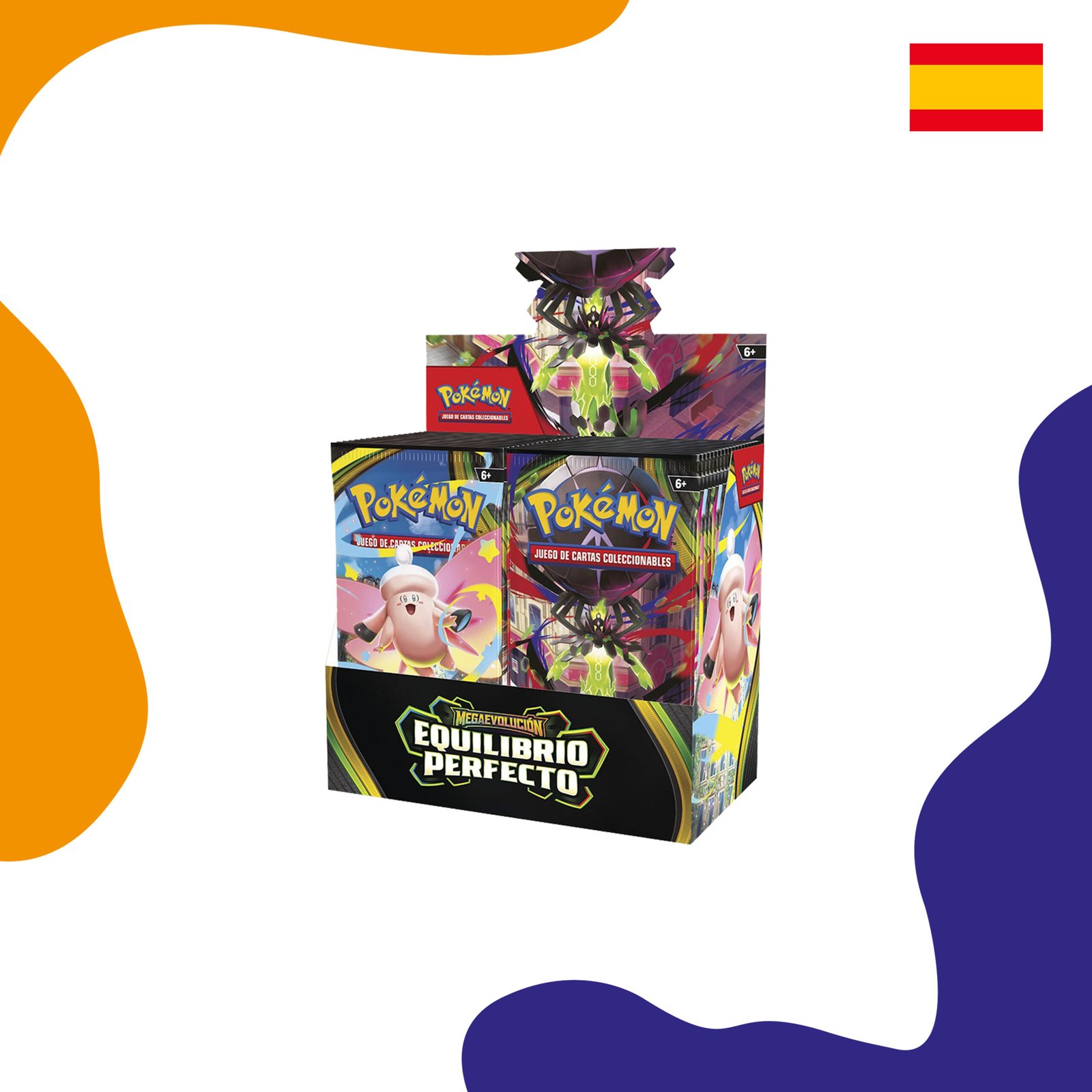 CAJA DE 36 SOBRES (PREVENTA) DISPLAY 36 SOBRES DE REFUERZO EQUILIBRIO PERFECTO - POKEMON TCG MARZO 26 - Imagen 1
