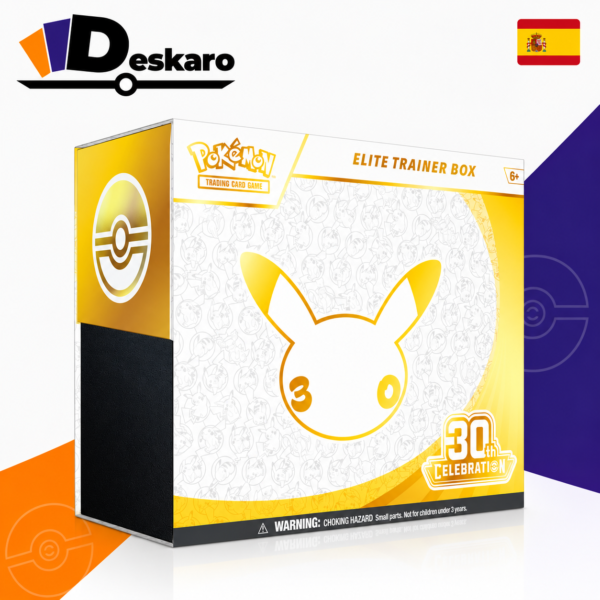 (PREPEDIDO) 30TH CAJA ENTRENADOR ELITE - POKEMON TCG - ESPAÑOL