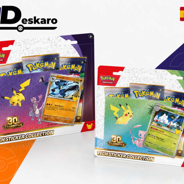 (PREPEDIDO) 30TH TECH STICKER COLLECTION - POKEMON TCG - ESPAÑOL