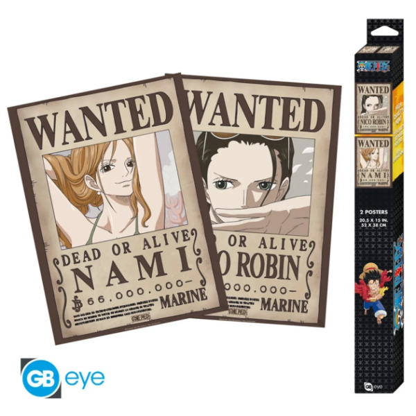 Póster Nami y Robin 52x38 One Piece