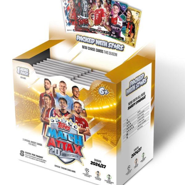 2026/27 UCC Match Attax Display Box (36 unidades) - Topps Europe